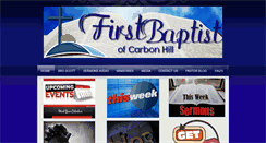 Desktop Screenshot of firstbaptistcarbonhill.org